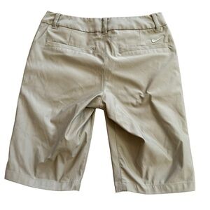 Nike Golf Women’s Long Bermuda Tan Athletic Sports Shorts Size 0